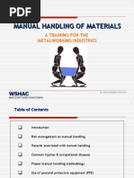 Manual Handling of Materials