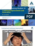 IT16 - Continual Improvements and Innovations