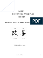 KAIZEN Definition and Principles in Brief