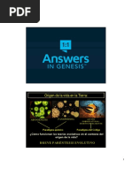 Origen de La Vida-Diseño o Casualidad