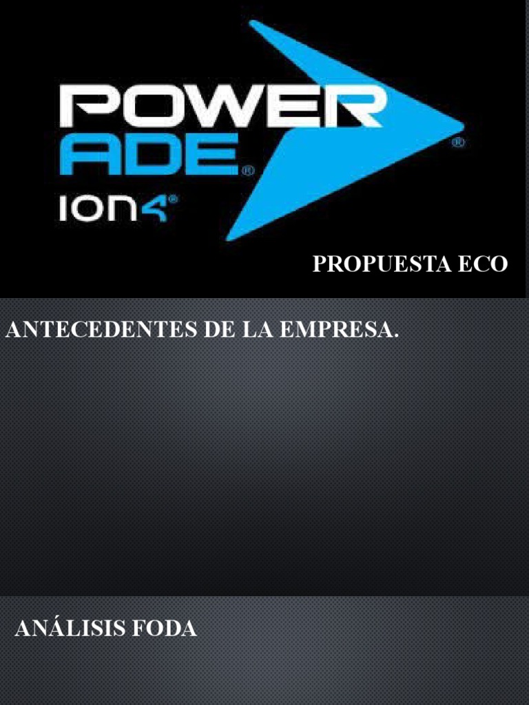 POWERADE | PDF | Química