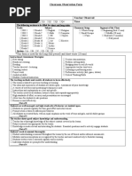 This Form Is Used For The Long (Full Period) and Short Visits (20 Min)