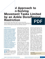 Ankle Dorsiflexion Restriction