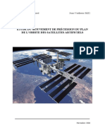 Etude Du Mouvement de Precession Du Plan de L Orbite Des Satellites Artificiels