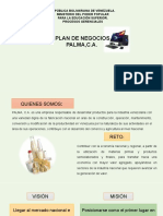 Diapositivas Plan de Trabajo Palmas C.A