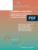 Rendón y otros (2018) Estilística educativa Experiencias investigativas sobre estilos de aprendizaje y estilos de enseñanza