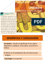 Tema 6. Semántica y Lexicología
