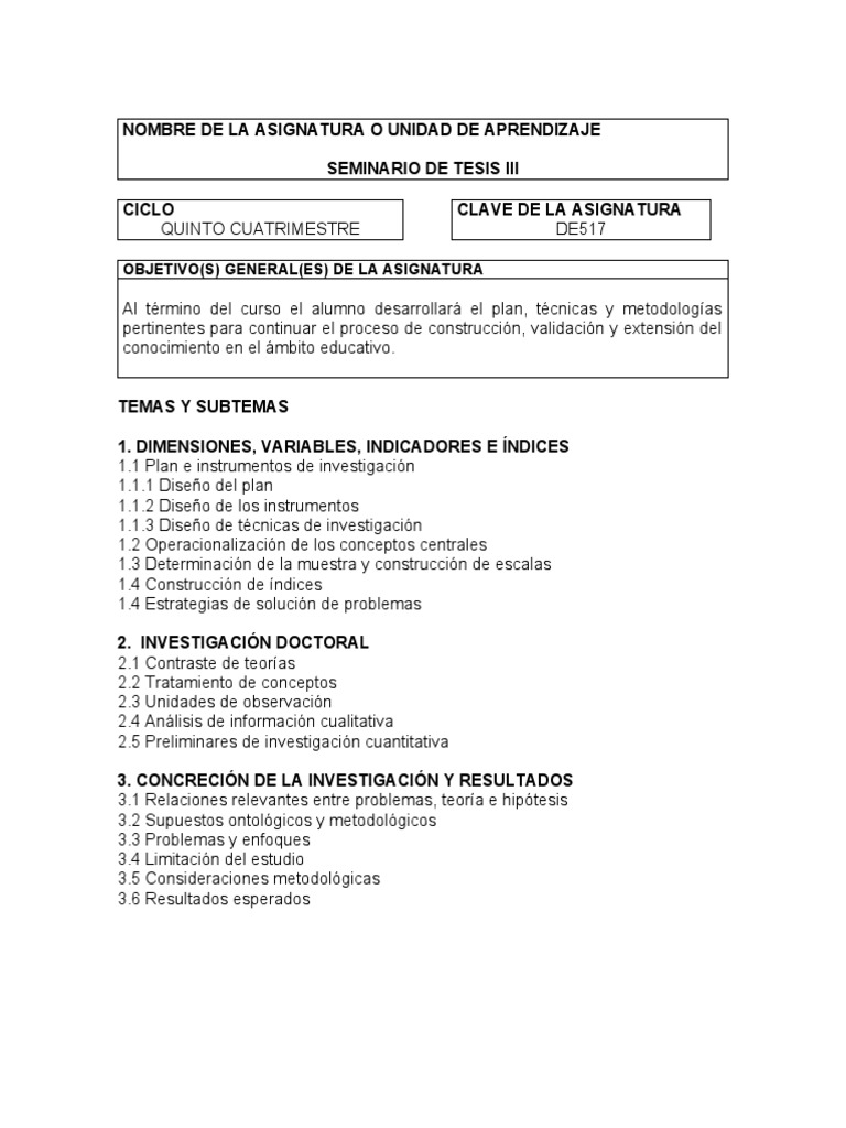 Seminario De Tesis Iii Pdf