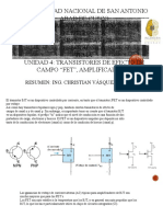 Unidad 4, TRANSISTORES FET