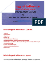 Missiology of Influence