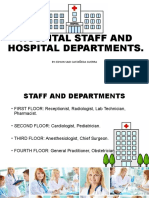 Hospital Staff and Hospital Departments