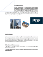 Role of Islamabad Stock Exchange