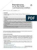 Managingreproduction Emergenciesinthefield: Part 2: Parturient and Periparturient Conditions