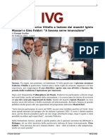 Pasticceria Federico Vitiello a Lezione Dai Maestri Iginio Massari e Gino Fabbri a Savona Serve Innovazione