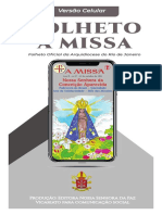 A Missa - Ano B - Nº 57 - Nossa Senhora Da Conceição Aparecida_CELULAR - 12.10.21