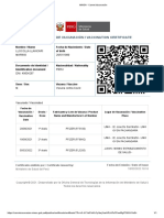 Certificado de Vacunación / Vaccination Certificate: Nombre / Name Fecha de Nacimiento / Date of Birth