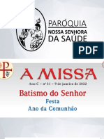 Slide Domingo Do Batismo de Jesus 09.01.2022