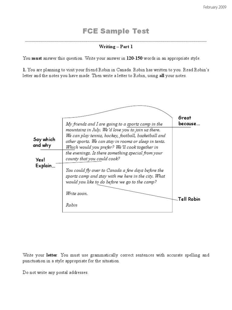 Fce writing task picture
