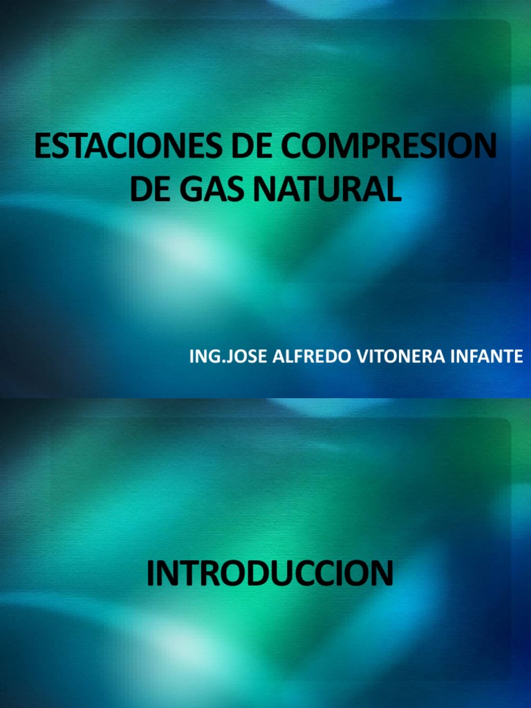 Estaciones de Compresión de Gas Natural | PDF | Presión | Gases