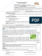 Plan de Clases Del 21 Al 25 de Febrero