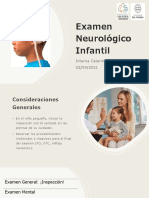 Examen Neurológico Infantil