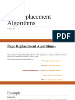 Audio Page Replacement Algorithm