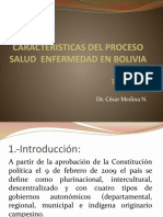 TEMA 6 - CARACTERISTICAS DEL PROCESO SALUD  ENFERMEDAD EN BOLIVIA (1)
