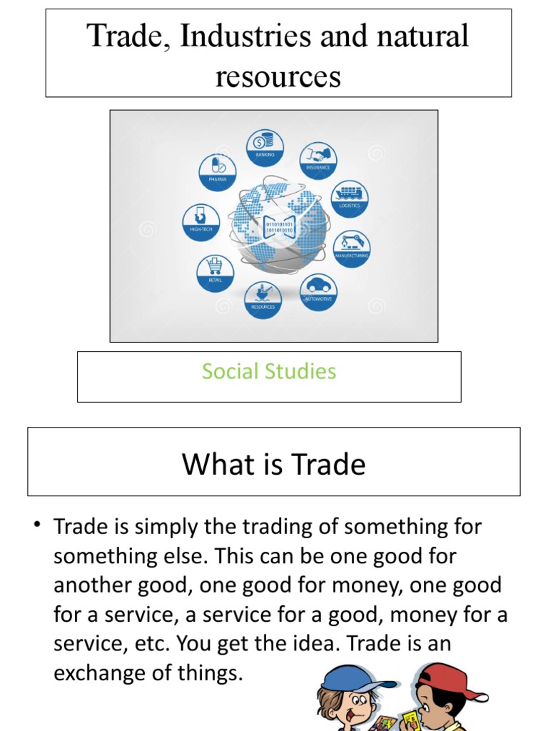 Trade, Industries and Natural Resources Social Studies PDF