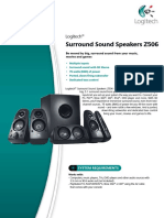 Surround Sound Speakers Z506: Logitech®