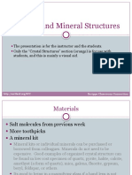 Crystals and Mineral Structures