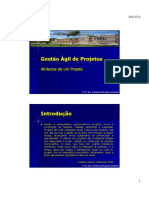 02. Gestão Ágil de Projetos - Atributos de um Projeto