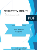 Power System Stability: by A. Prof. Dr. Mohammed Jasim M