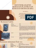 Tugas Jenis Pengemasan Plastik - Kelompok 3