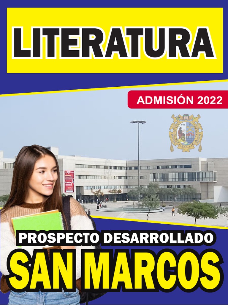 San Marcos Prospecto 2022 Lietartura PDF