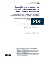 Plan de Acción para La Gestión de Las Aguas Residuales Especiales de La Ciudad de La Libertad, El Salvador