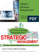 Key Terms in Strategic Management Part 2
