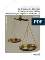 Constituição do Pará: Organização do Estado, Administração Pública e Organização Regional e Municipal