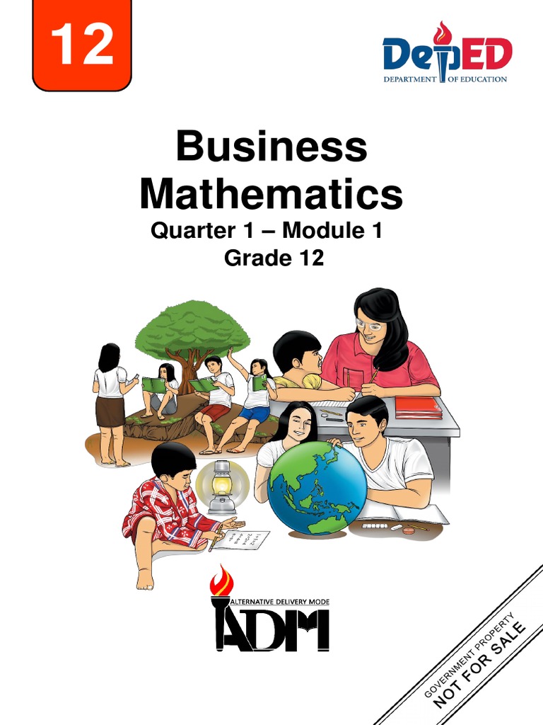 Abm-12 Business-Mathematics q1 w1 Mod1 | PDF | Percentage | Decimal