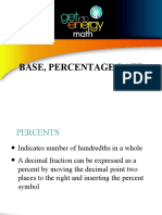Percentage Base and Rate