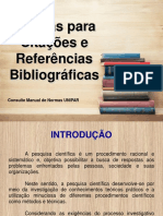 Normas para Citações e Referências Bibliográficas