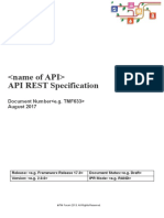 Template API REST Specification
