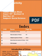 EBSB Activity: Name Soham Shaw Cass 10 Section A Roll No. 41 Subject Social Science