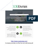 Dumps: A Company Provides Vce Files Free and Valid Dumps PDF