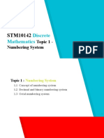 Topic 1 - Numbering System