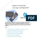 Cómo Programar El Control de Megacable A La Caja y Configurarlo