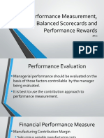 Chapter 14 Performance Measurement, Balanced Scorecards and Performance Rewards