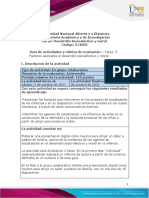 Guia de Actividades y Rúbrica de Evaluación - Unidad 2 - Tarea 3 - Factores Asociados Al Desarrollo Socioafectivo y moral-rEV