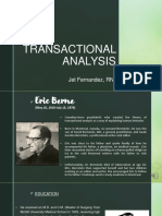 Transactional Analysis: Jet Fernandez, RN