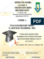 Diplomas 5°
