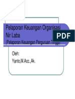 Pelaporan Keuangan Organisasi Nirlaba